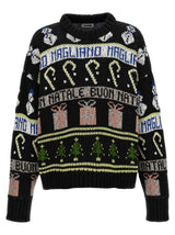 Magliano Black Cotton Cardigan - Buone feste Collection