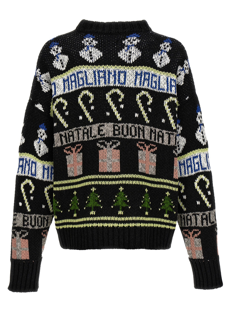 Magliano Black Cotton Cardigan - Buone feste Collection
