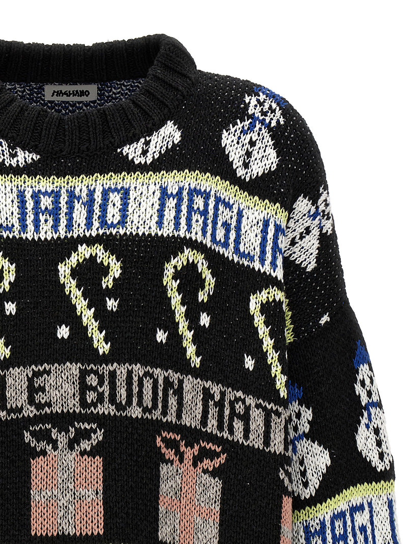 Magliano Black Cotton Cardigan - Buone feste Collection