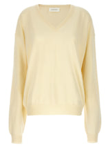 Sportmax Etruria Bicolor Wool Cardigan - Yellow