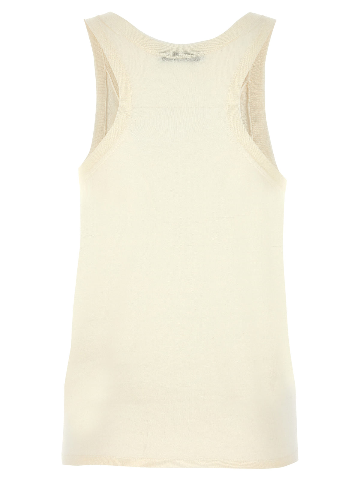 Max Mara Abbono White Cashmere Tank Top