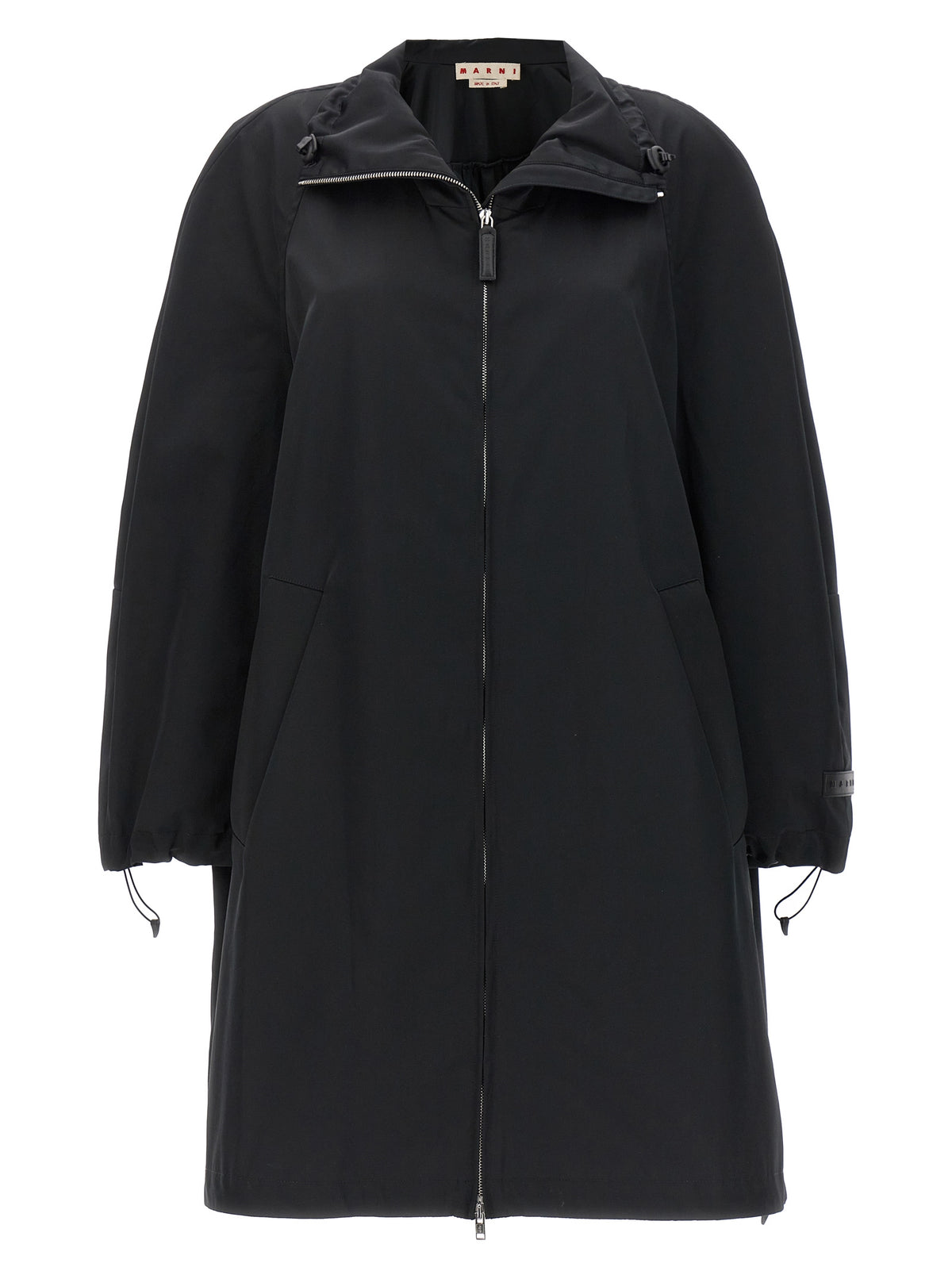 Marni Black Polyester Parka - Chic Outerwear for Women