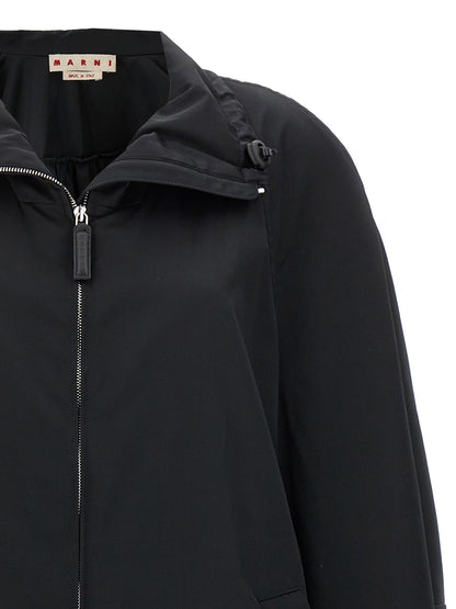 Marni Black Polyester Parka