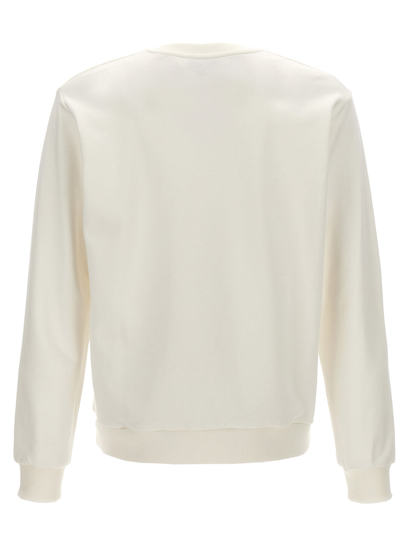 A.P.C. Timothy Bicolor Cotton Sweatshirt - White/Black
