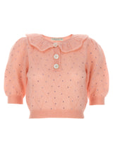 Alessandra Rich Multicolor Wool Cardigan - Stylish Mohair Blend
