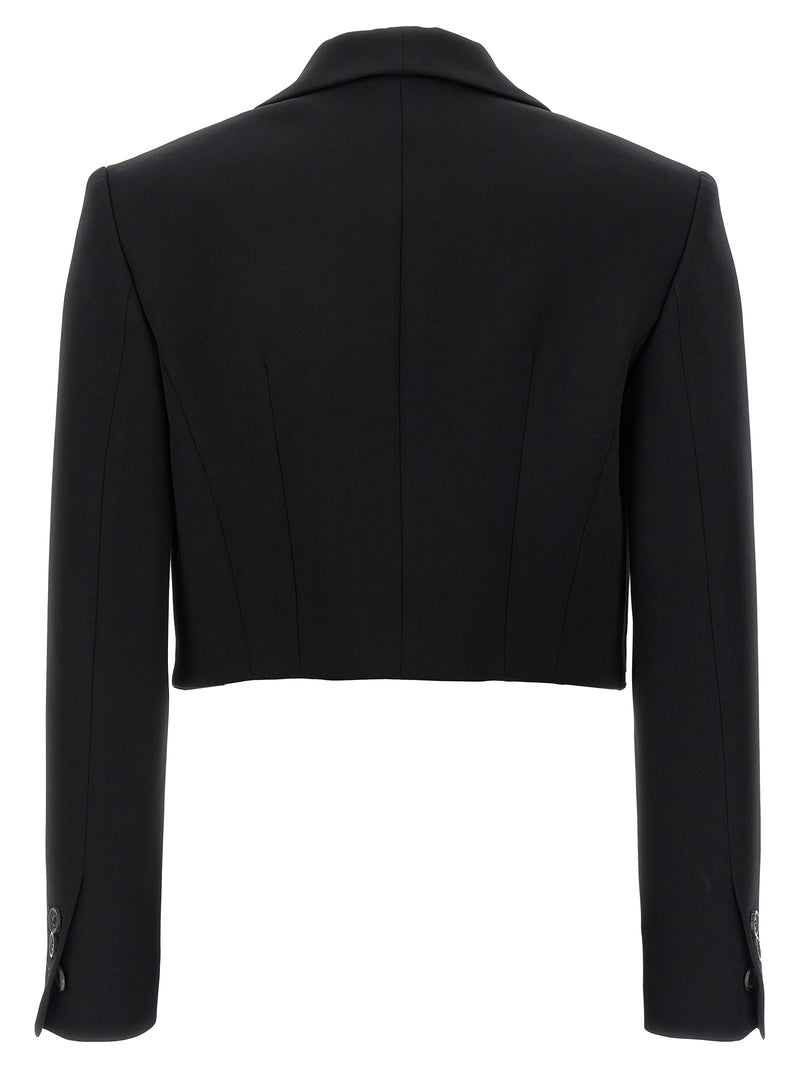 Dsquared² Black Polyester Full-Length Jacket for Women