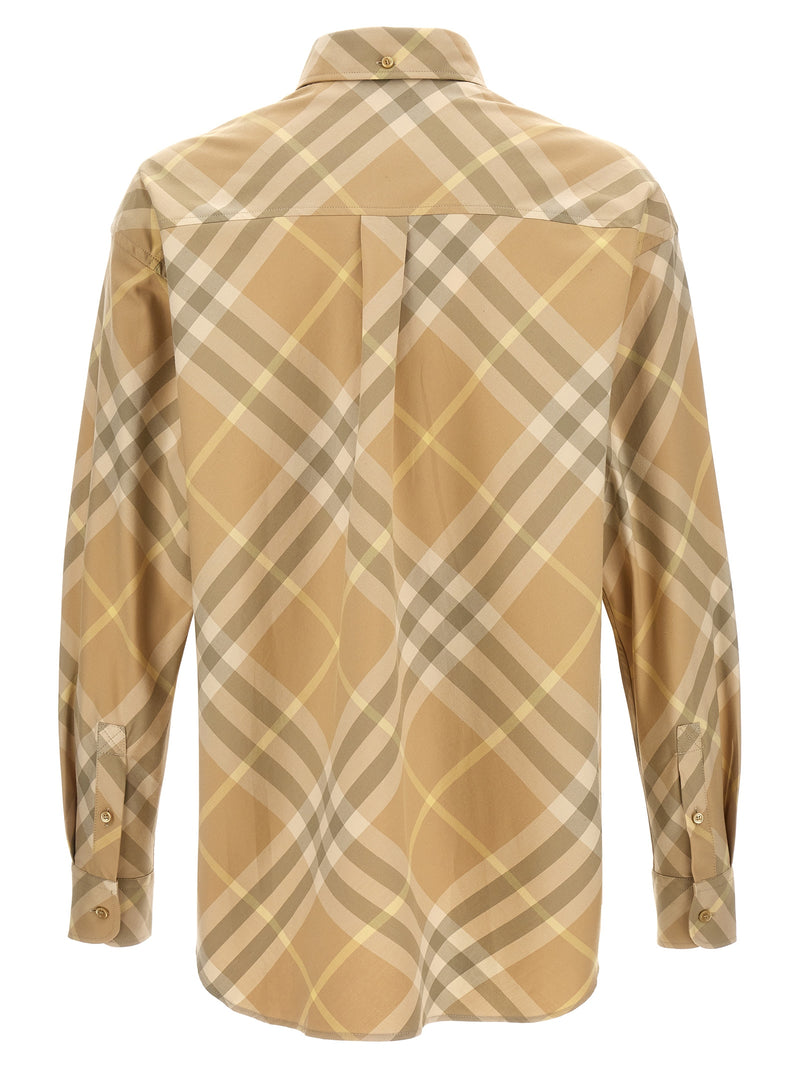 Burberry Beige Cotton Blouse for Men - Timeless Elegance