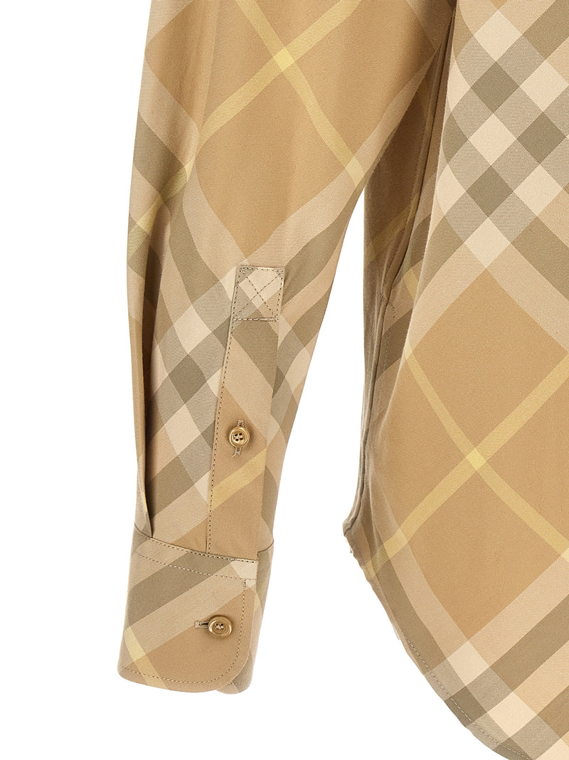 Burberry Beige Cotton Blouse for Men - Timeless Elegance