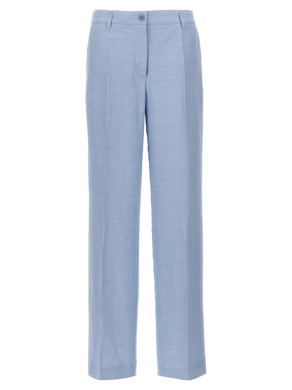 P.A.R.O.S.H. Blue Viscose Casual Pants for Women