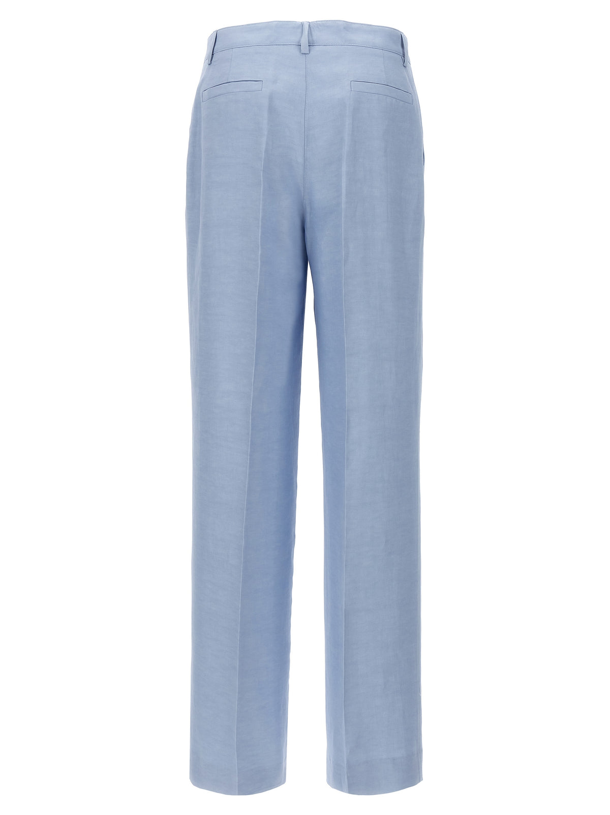 P.A.R.O.S.H. Blue Viscose Casual Pants for Women