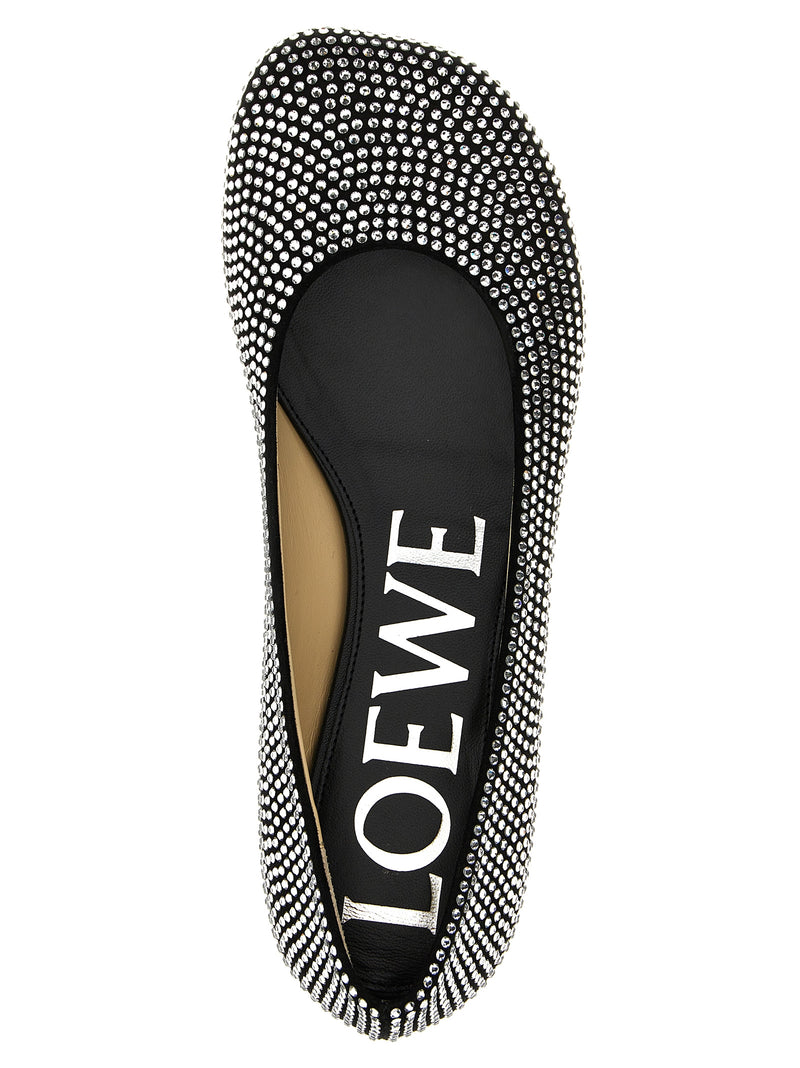 Loewe Black Goatskin Ballet Flats - Timeless Elegance