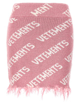 Vetements Multicolor Viscose Long Skirt - Iconic Style