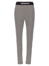 Paco Rabanne Multicolor Viscose Leggings - Chic & Comfortable