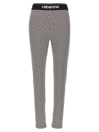 Paco Rabanne Multicolor Viscose Leggings