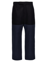 Thom Browne Blue Cotton Casual Pants - Stylish & Comfortable
