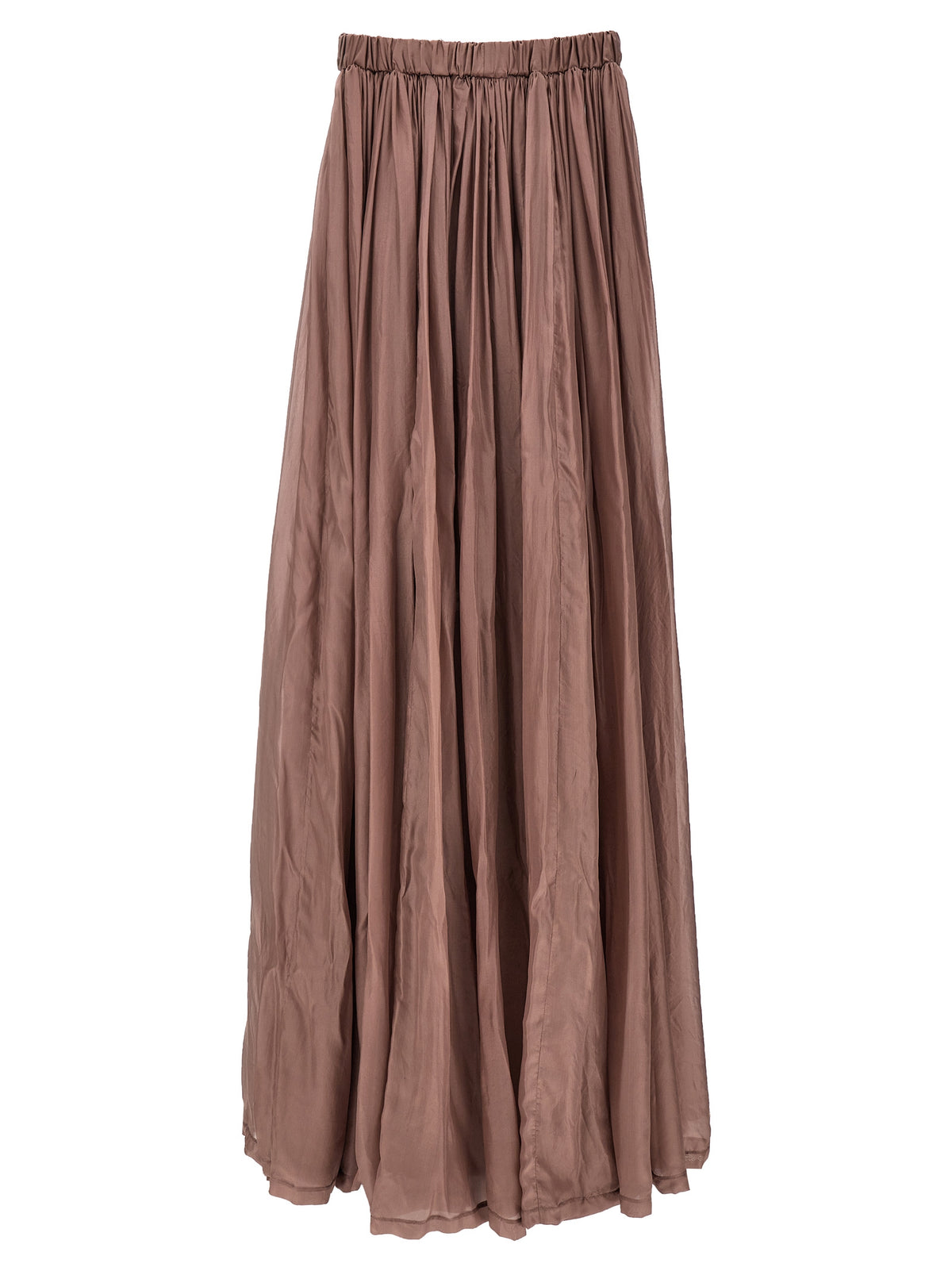 Rick Owens Medusa Multicolor Silk Long Dress