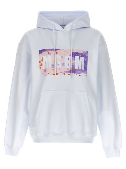 MSGM White Cotton Sweatshirt