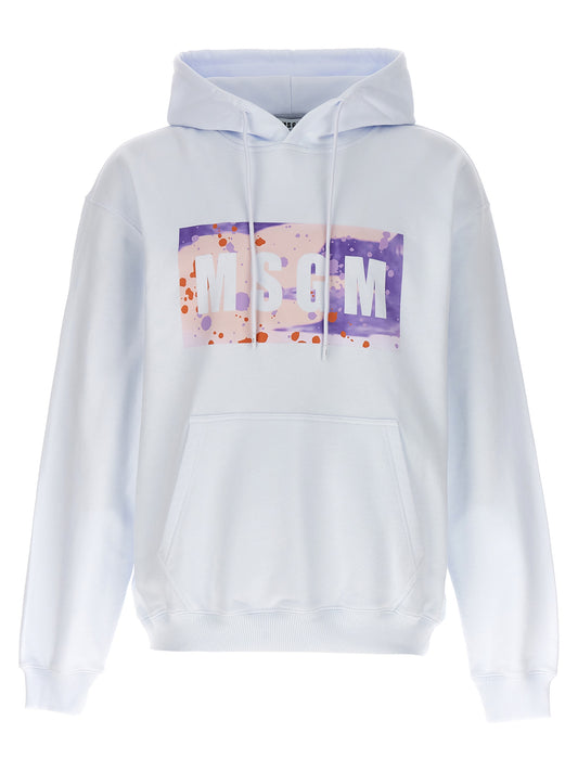 MSGM White Cotton Sweatshirt