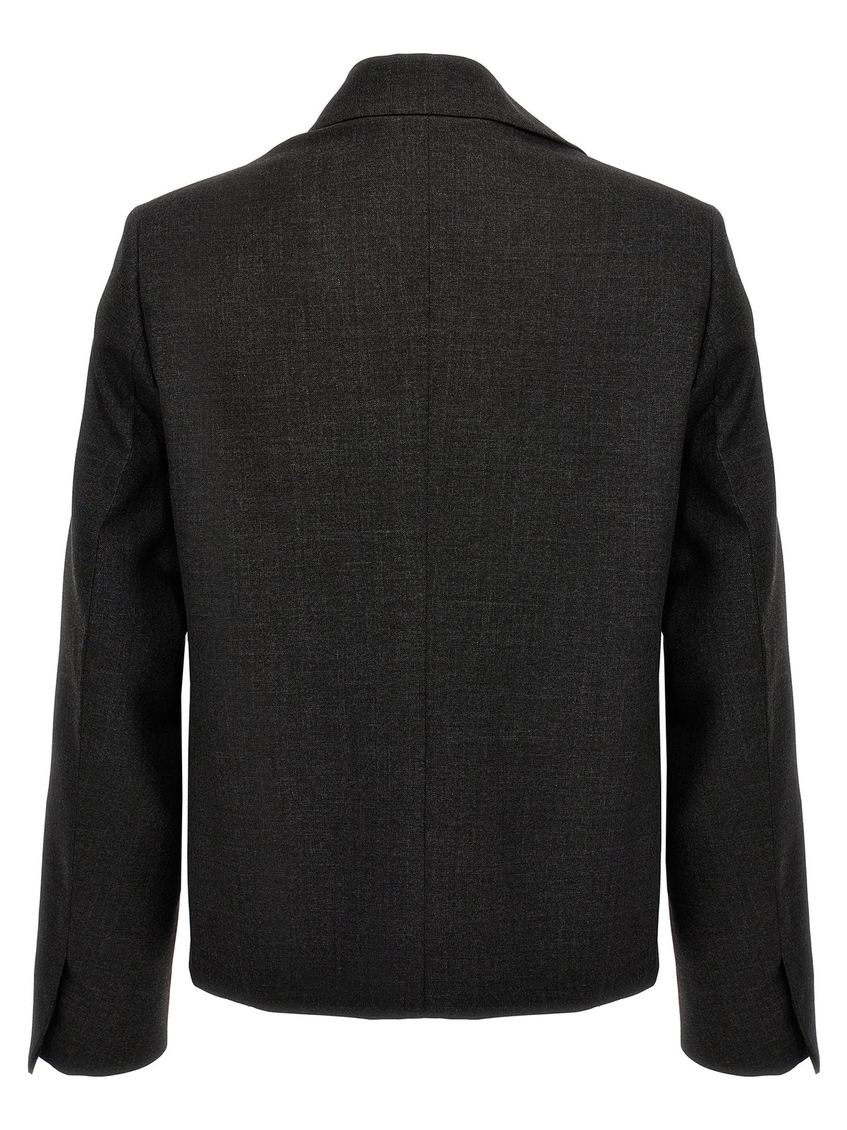 Givenchy Gray Virgin Wool Jacket for Men