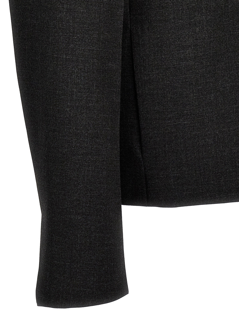 Givenchy Gray Virgin Wool Jacket - Modern Elegance