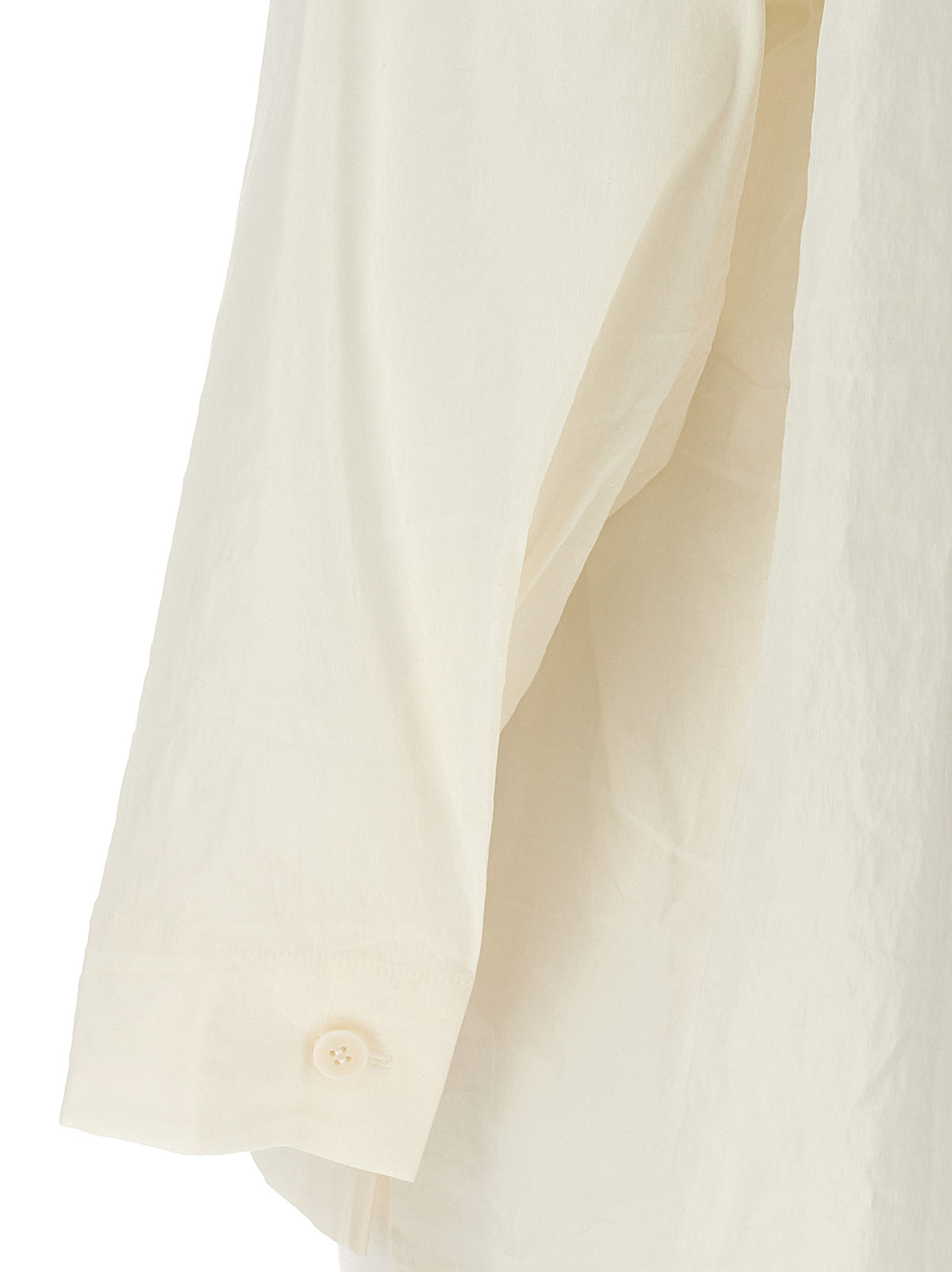 Issey Miyake White Fibers Blouse - Avant-Garde Design