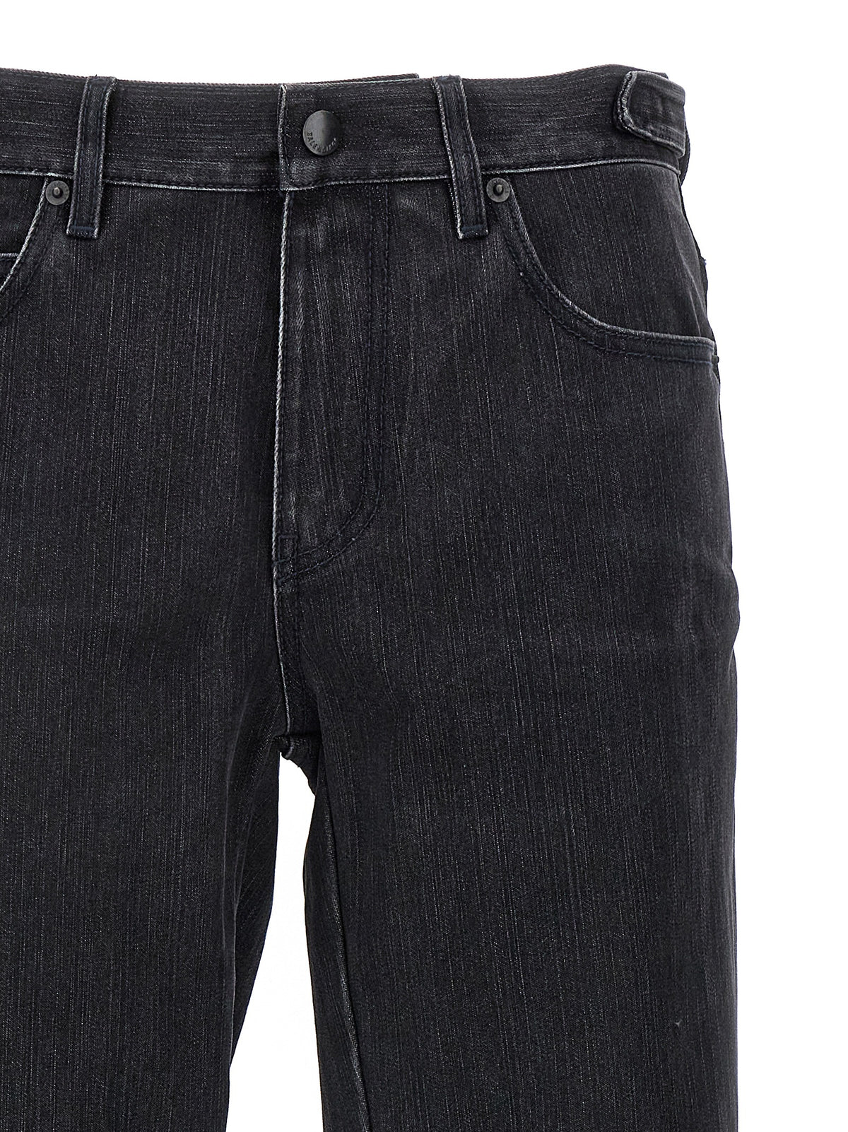 Balenciaga Black Cotton Flared Jeans for Winter Style