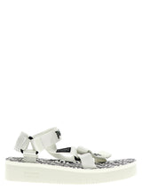 Palm Angels Bicolor Polyester Flat Sandals - Suicoke Collaboration