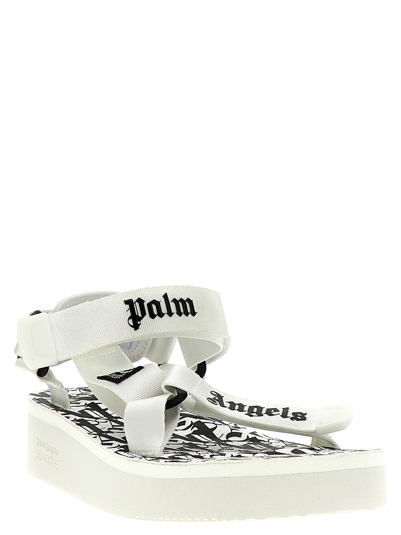 Palm Angels Bicolor Polyester Flat Sandals - Suicoke Depa