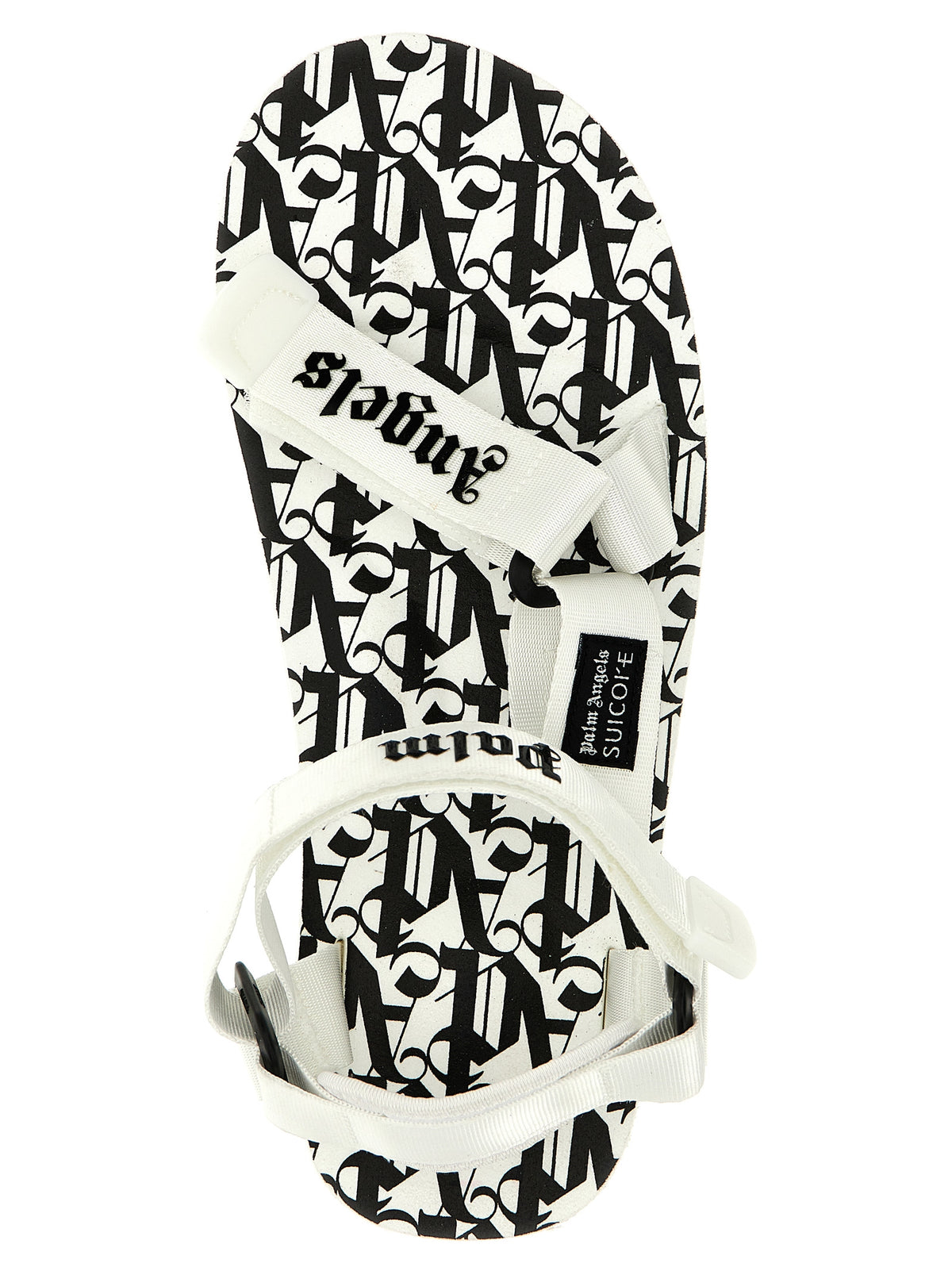 Palm Angels Bicolor Polyester Flat Sandals - Suicoke Collaboration
