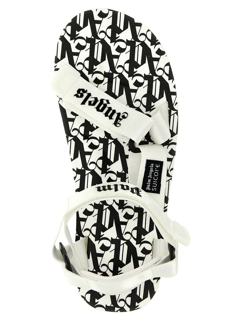 Palm Angels Bicolor Polyester Flat Sandals - Suicoke Depa