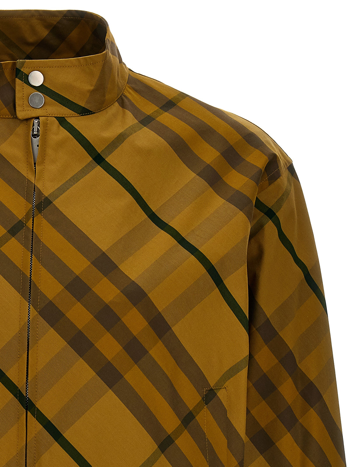 Burberry Bicolor Cotton Bomber Jacket for Men