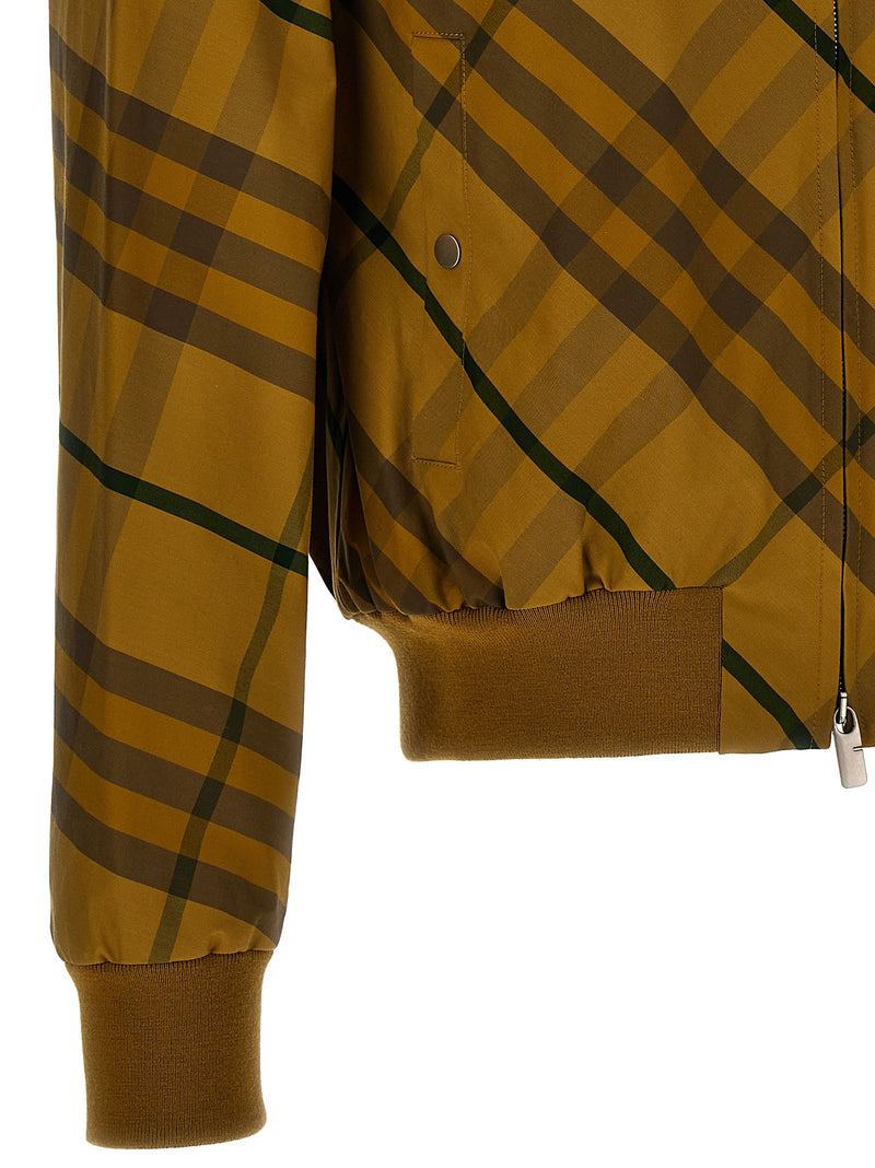 Burberry Bicolor Cotton Bomber Jacket for Men