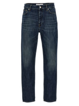Department 5 Drake Blue Cotton Straight-Leg Jeans