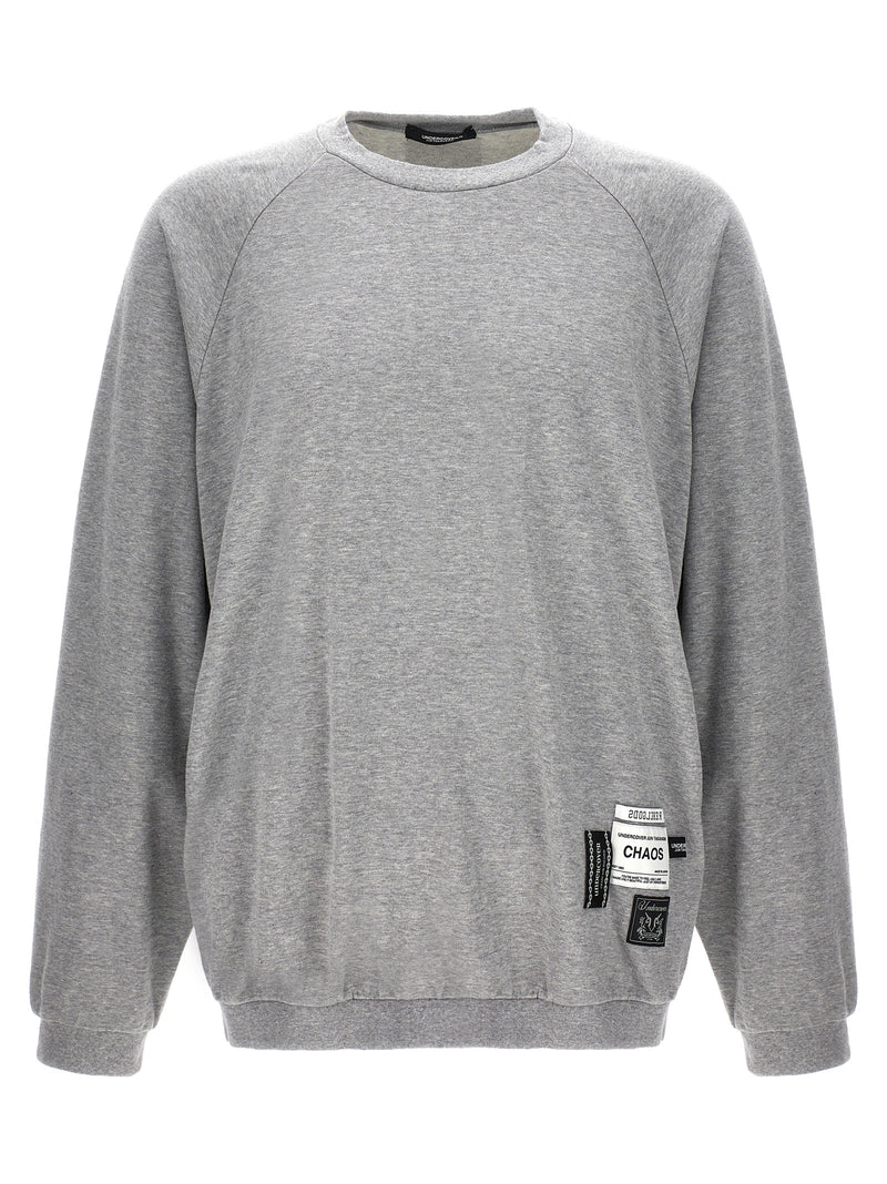 Undercover Gray Cotton Sweatshirt - Chaos and Balance