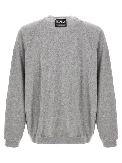 Undercover Gray Cotton Sweatshirt