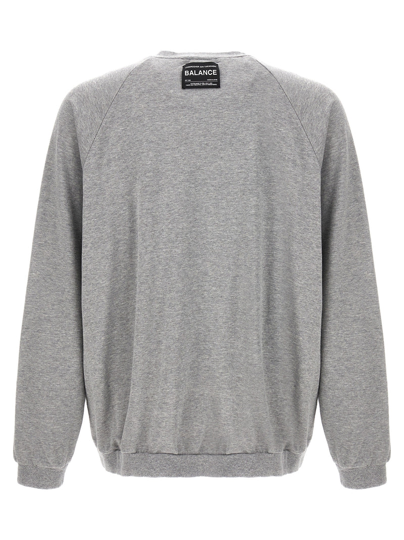 Undercover Gray Cotton Sweatshirt - Chaos and Balance
