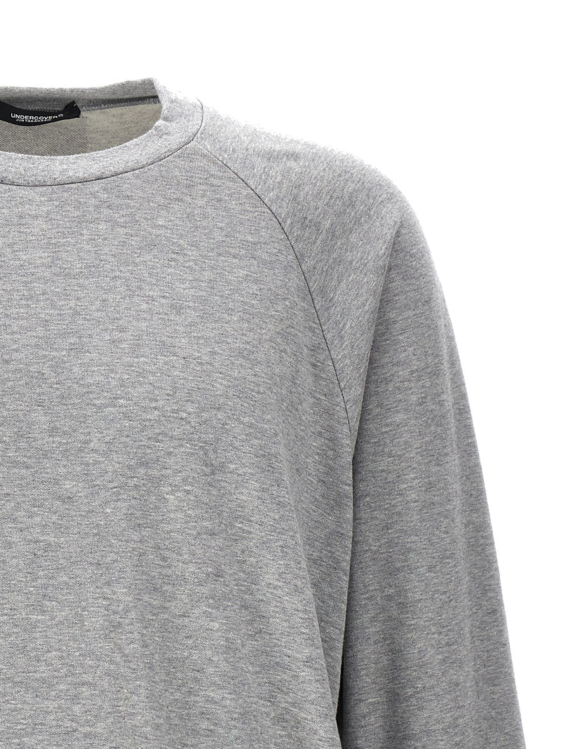 Undercover Gray Cotton Sweatshirt - Chaos and Balance