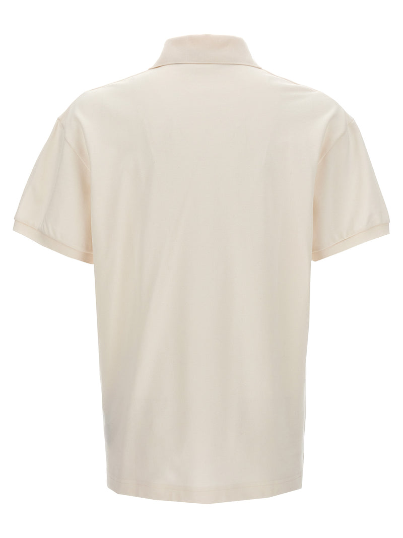 Palm Angels White Polyester Polo Shirt - Stylish & Sophisticated