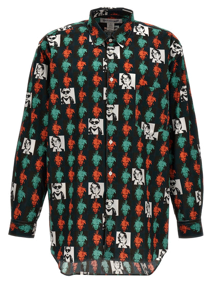 Comme Des Garçons Multicolor Cotton Blouse