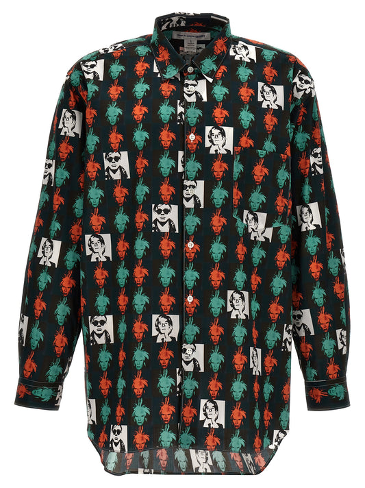 Comme Des Garçons Multicolor Cotton Blouse