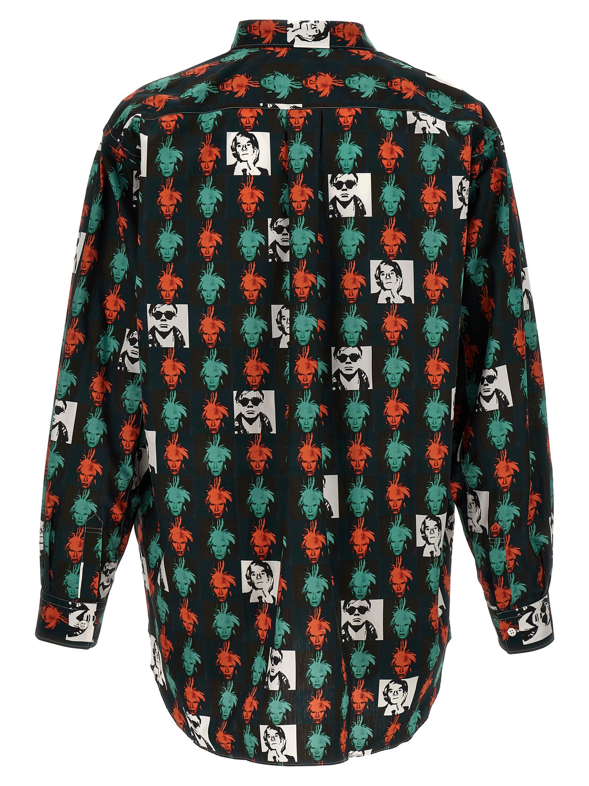 Comme Des Garçons Multicolor Cotton Blouse - Andy Warhol Design