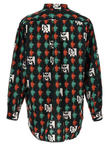 Comme Des Garçons Multicolor Cotton Blouse