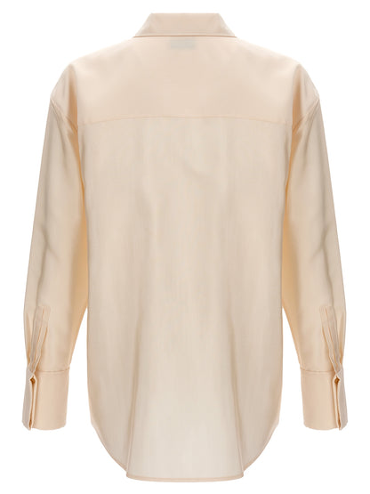 Saint Laurent Beige Acetate Blouse