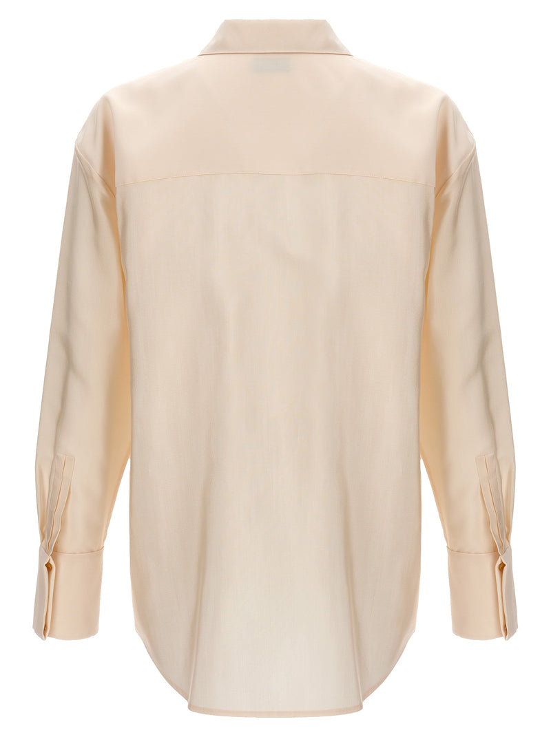 Saint Laurent Beige Acetate Blouse - Elegant & Versatile