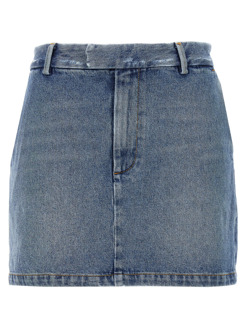 Armarium Lula Blue Cotton Long Skirt