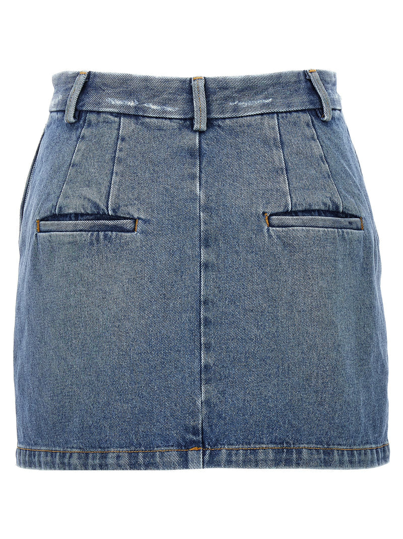 Armarium Lula Blue Cotton Long Skirt