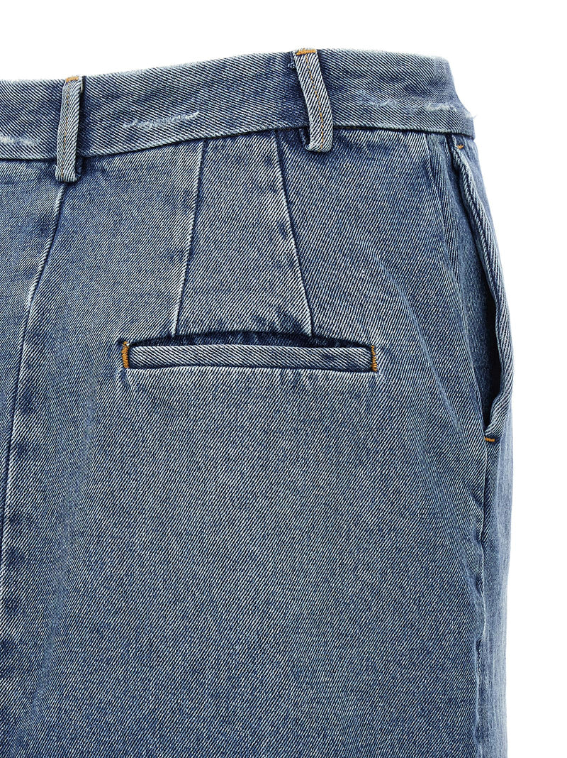 Armarium Lula Blue Cotton Long Skirt