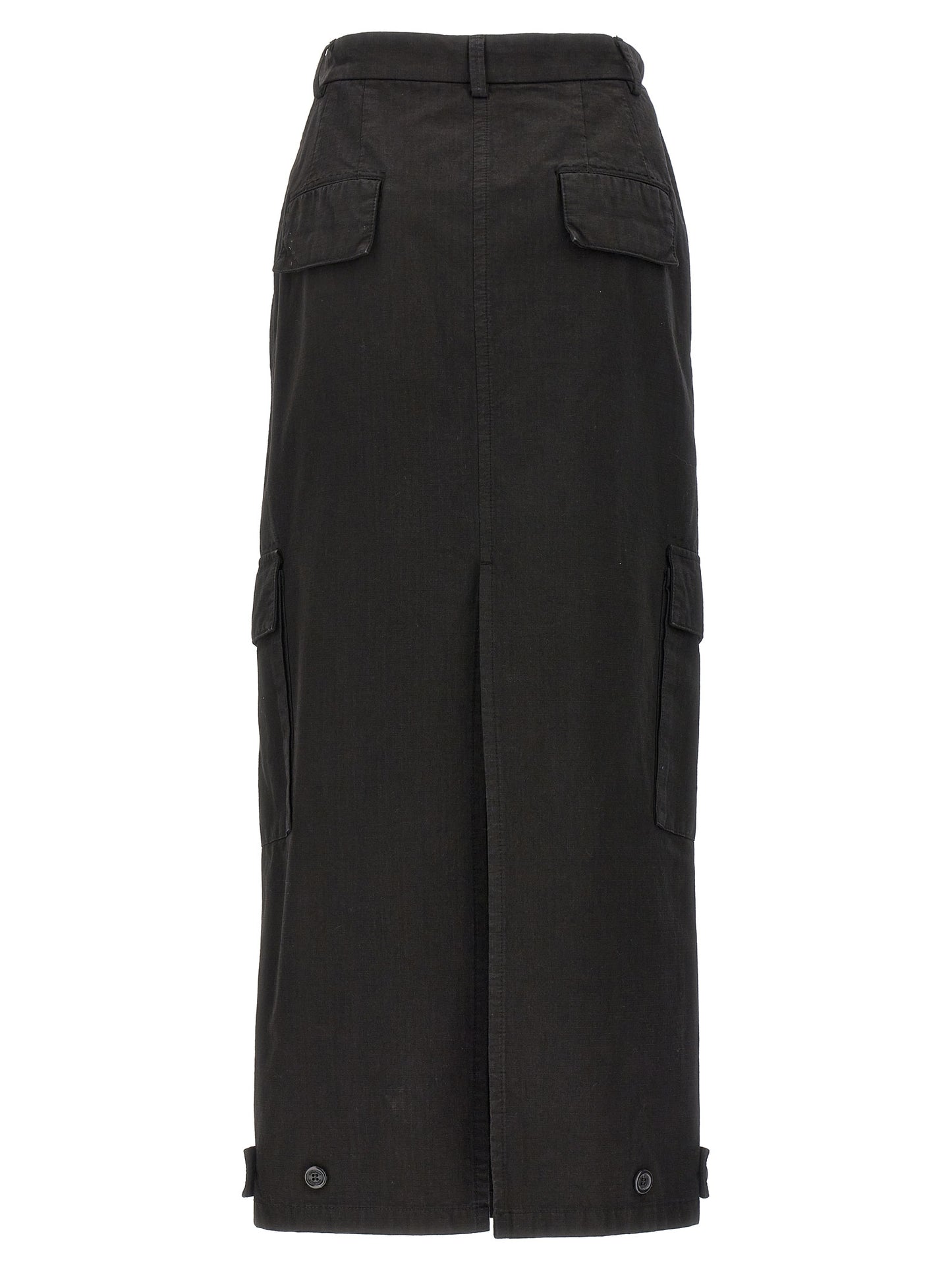Armarium Black Cotton Mini Skirt
