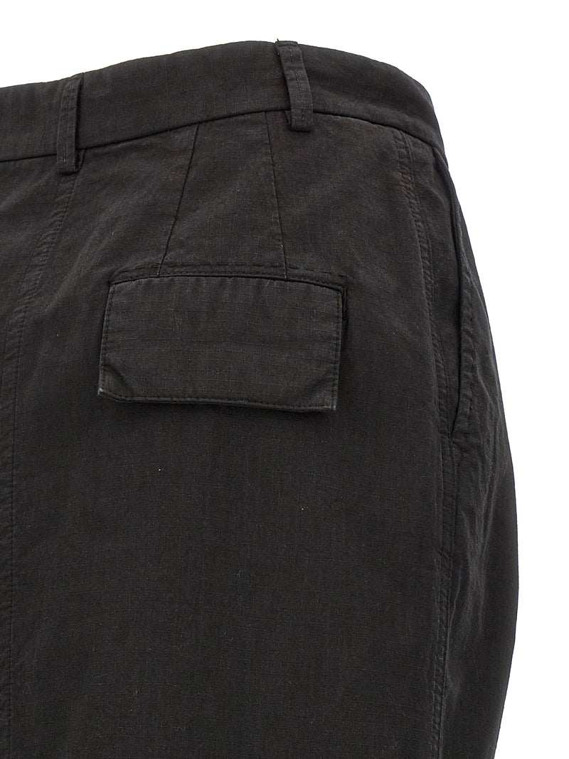 Armarium Shiv Black Cotton Mini Skirt