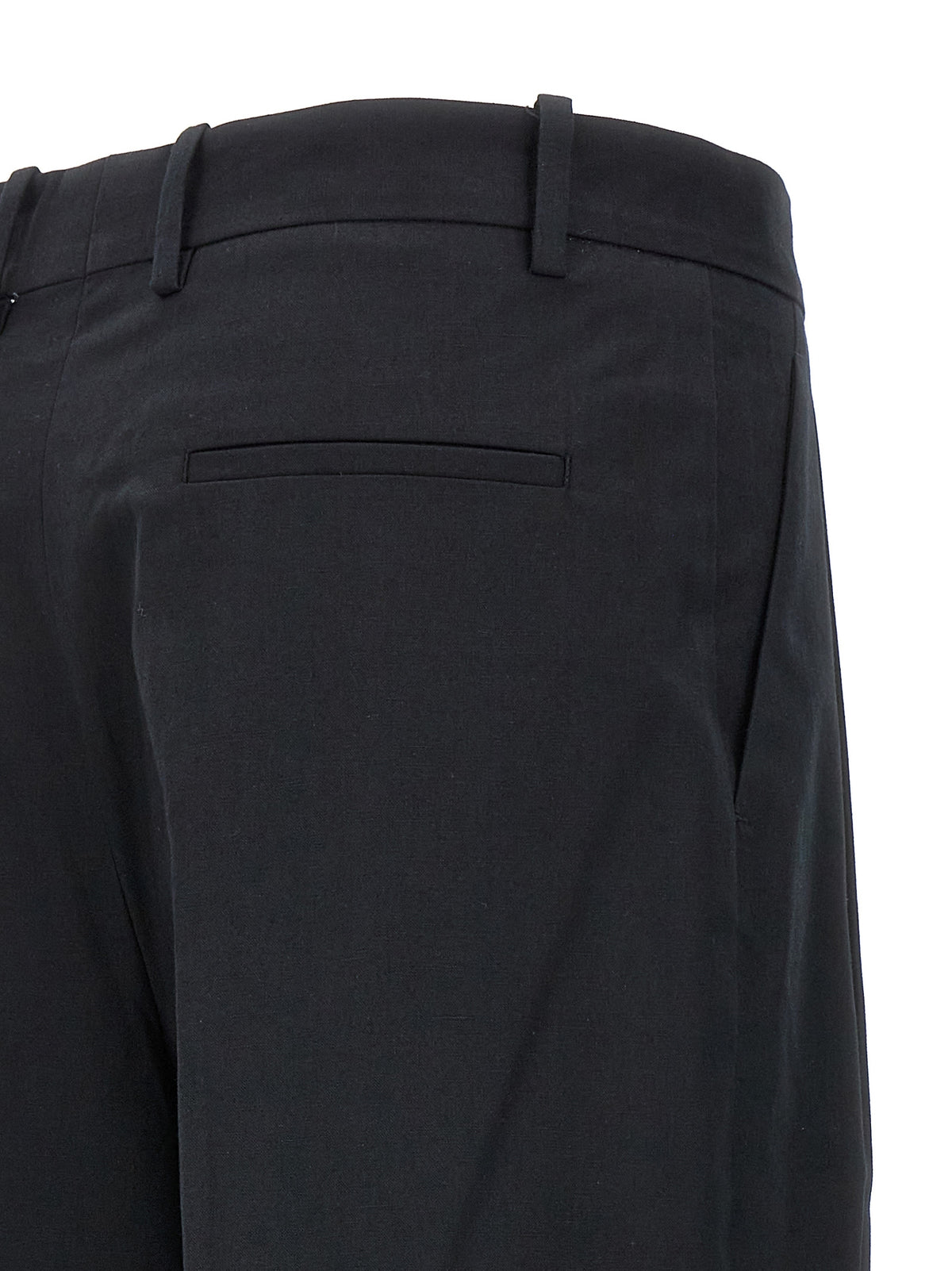 Armarium Giorgia Black Cotton Casual Pants